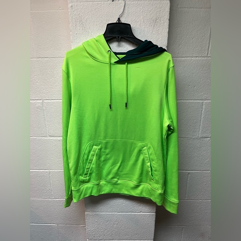 MTA Sport Lime Green Hoodie Sweater. Medium